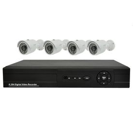 Corredi 4CH del CCTV di videosorveglianza autonomi macchine fotografiche della pallottola di 700TVL + di DVR IR