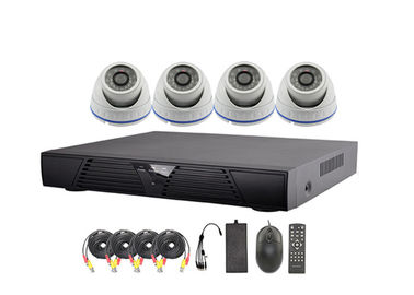 Sistemi dell'interno della videocamera di sicurezza del CCTV di Manica DVR della cupola 4 con il sistema interno di sincronizzazione