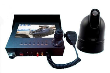 Tutti in un cellulare DVR del sistema della videocamera di sicurezza del veicolo del volante della polizia con la tastiera di controllo di monitor