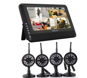 Video sensore di immagine di CMOS del sistema di sicurezza della macchina fotografica DVR dell'audio registrazione 4 di sorveglianza senza fili