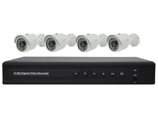 Macchina fotografica di videosorveglianza 4CH macchine fotografiche autonome della pallottola del CCTV di IR e di DVR