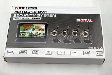 70 sistema di sicurezza dell'interno/all'aperto del sistema senza fili del CCTV DVR della macchina fotografica di osservazione di grado, 4 di CH DVR