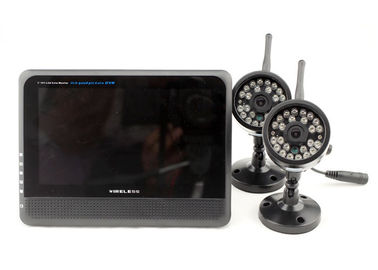 Avoirdupois che registra il sistema all'aperto senza fili della videocamera di sicurezza di 4 Ch con DVR ed il monitor di LCD di colore pieno